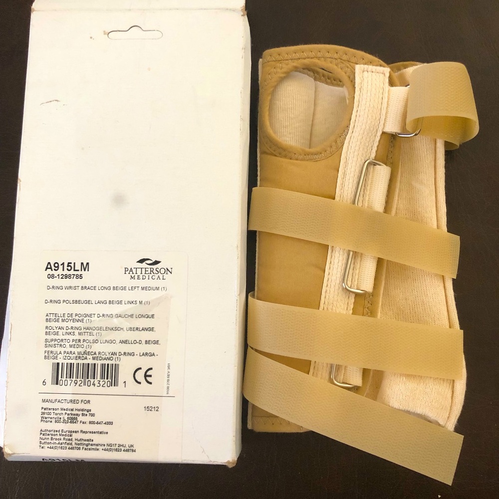Wrist Brace long beige medium, Patterson Medical